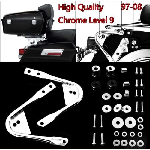 Detachable Two Up Luggage Rack Docking Hardware Kit For 1997-2008 Harley Touring FL