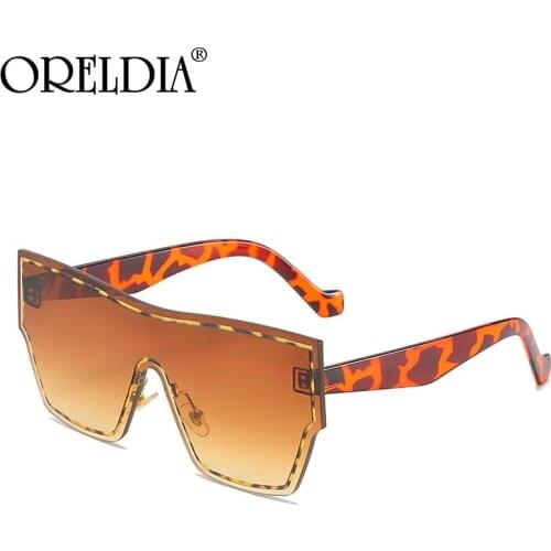 Fashion Square One Piece Sunglasses 2021 Women Men Oversized Shades Glasses Lady Colorful Lens Brand Designer Eyeglasses UV400