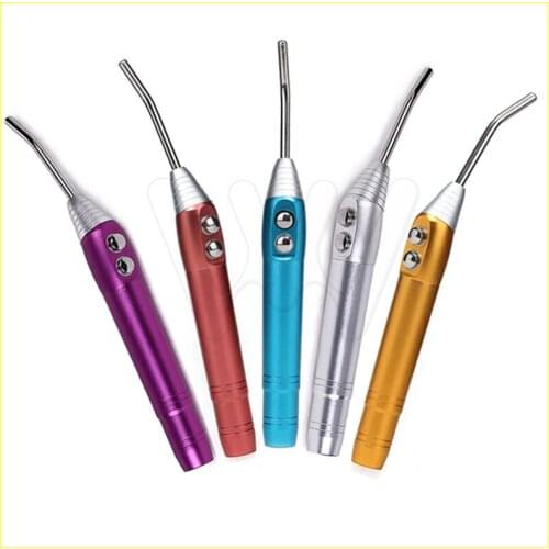 Dental Air Water Spray Triple 3 Way Syringe Handpiece + 2 Nozzles Tips Tubes