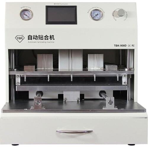 TBK-908D 18inch LCD Touch Screen Vacuum Laminator Machine OCA Vacuum Laminating Machine With UV Curing lamp Curved Touch Screen