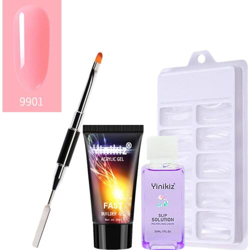 Yinikiz Poly Extension Nail 30ml Fast Extension Uv Builder Gel Nail Polish Extend Fingernails Gel Nail Art Manicure Builder gel