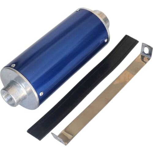 Universal 28mm Motorcycle Exhaust Muffler Tips Decorate Pipe Pit Dirt Bike For 50cc 110cc 125cc 140cc