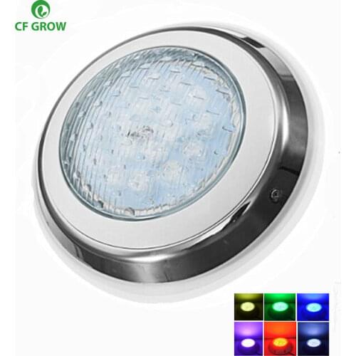 12W 15W 18W LED Swimming Pool Light IP68 Waterproof AC/DC 12V Outdoor RGB UnderWater Light Pond Led Piscina Luz Spotlight