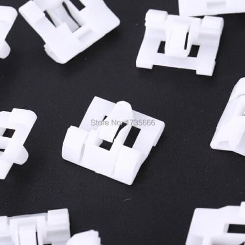 50PCS Plastic Door Molding Window Belt Moulding Clips Retainer 91510-SR3-003 For Honda Civic Sedan 4-Door Coupe 2-Door