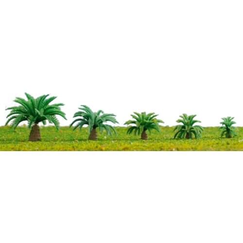 100pcs/lot1/50-1/200 Scale Plastic Miniature Architecture Model Palm Tree