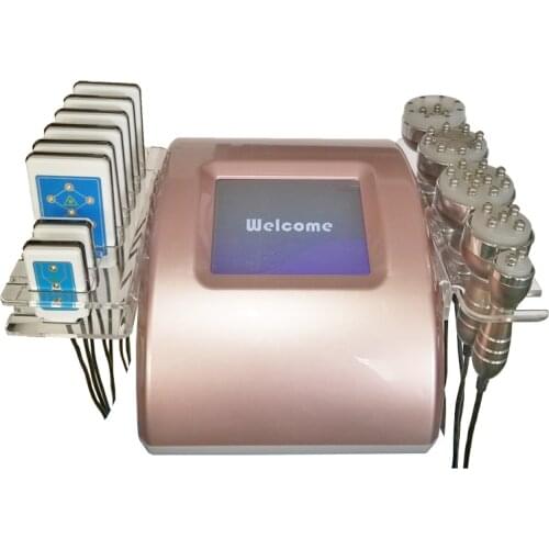 40K Ultrasonic Cavitation RF Liposuction Slimming Machine Lipolaser Vacuum Skin Care Equipment For Spa