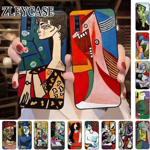 Pablo Picasso abstract Art Soft Phone Case For Samsung Galaxy A50 A10 A20 A20E A20S A30S A40 A51 A70 A30 A6 A7 A8 Cellphones