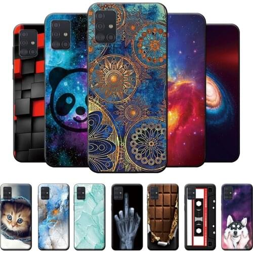 For Samsung Galaxy A71 Case A716U A715F Silicone Phone Case For Samsung A71 Back Covers For Samsung A71 Case Soft Cute Bumper