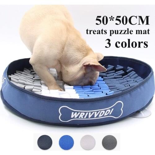Dog Snuffle Mat Washable Puzzle Toy Pet Interactive Toy Feeding Pad Dog Indoors Intelligence Training Mat Sniffing Mat for Dog