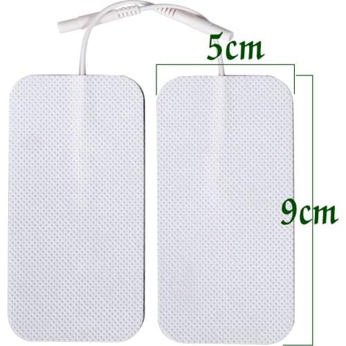 20p/50p 5x5cm Muscle Stimulator Electrode Pads Non-woven Fabric Self Adhesive Replacement Pads for Tens Digital Therapy Machine