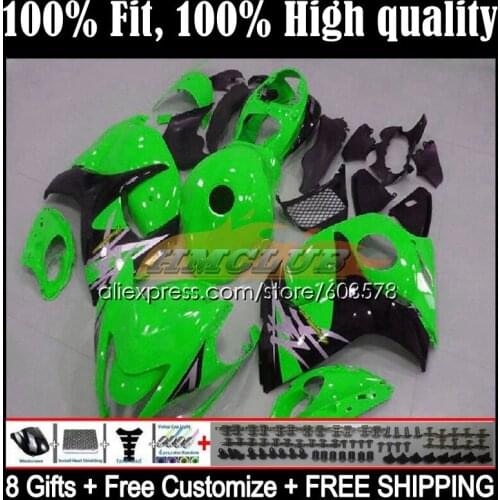 Injection For SUZUKI Hayabusa GSX-R1300 08 09 10 11 12 13 21CL.66 GSXR1300 CC 2014 2015 2016 2017 2018 2019 Fairing green flames