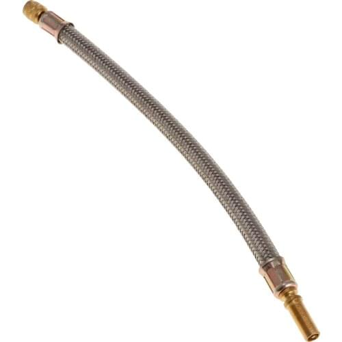 250mm 304 Stainless Steel Braided Wheel Tire Tyre Valve Extension Adaptor