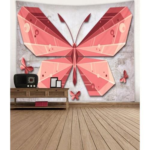 Creative 3D Printing Butterfly Type Flower Fringed Iris Herb Tapestry Wall Hanging Bed Spread Beach Towel Table Cloth Yoga Mat