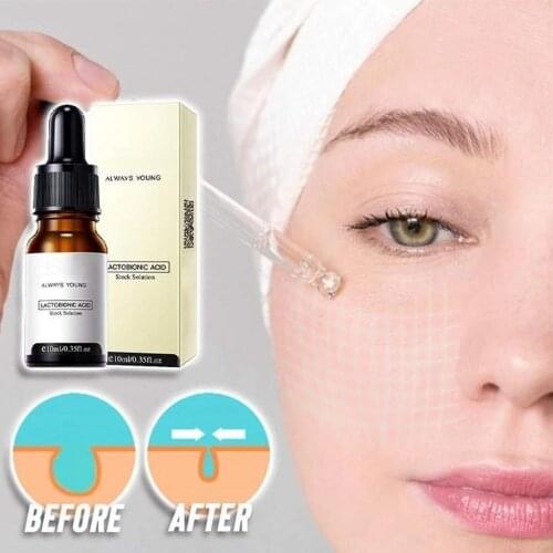 Zero pore Instant Perfection Serum Lactobionic Acid Face Solution Serum Minimize Pores Anti Wrinkle Lift Firming Essence