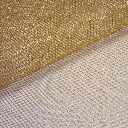 Metallic Nylon Mesh Net Fabric *Per Metre 147*100cm