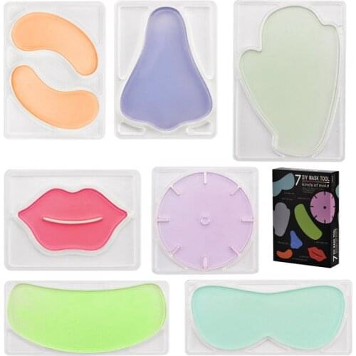 Reuseable 7 Models DIY Mask Tool Face Mask Maker Mold For Fruit Vegetable Mask Machine Maker Clear DIY Beauty Skin Care Tool