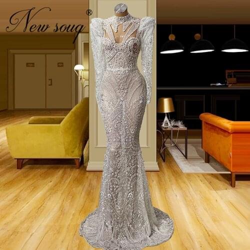 Vestidos Muslim Evening Dresses Newest Dubai Design Prom Dresses Customized Couture Arabic Party Gowns 2021 Red Carpet Dress