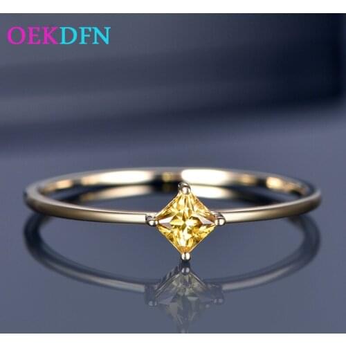 OEKDFN Women's Gold Rings