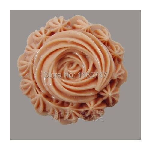 Great-Mold Ice Cream Design Silicone Soap Mold 3D Candle Molds Food Grade Chocolate Cake Mould