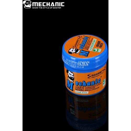 MECHANIC 60g High/Low Temperature Lead-free Solder Paste Flux Soldering Tin Cream Welding Paste for BGA Soldering Station