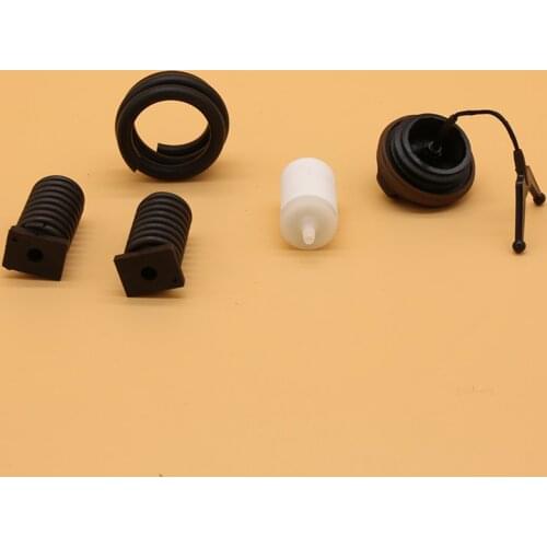Fuel Tank AV Buffer Spring Gas Cap Hose Filter Kit Fit For HUSQVARNA 350 340 345 346 346XP 353 Garden Gas Chainsaw Spare Parts