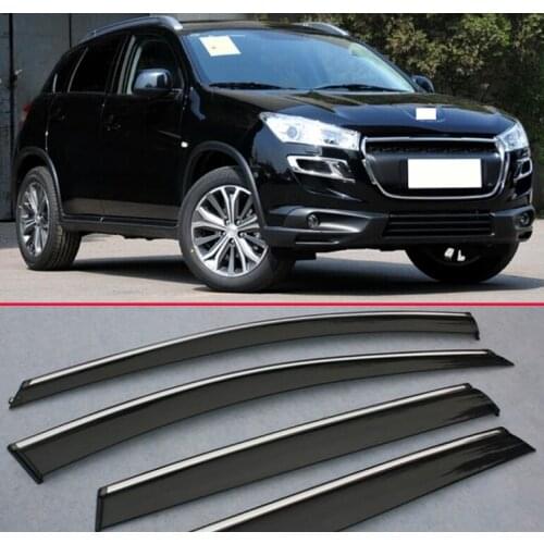For Peugeot 4008 2012 2013 2014 2015 Window Wind Deflector Visor Rain/Sun Guard Vent