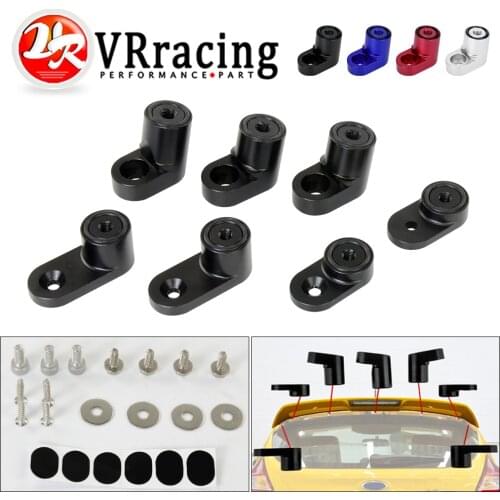 VR - For 13-on Ford Focus ST Billet T-6061 Anodized Aluminum Bolt-on Rear Wing Spoiler Hatch Riser Lift Extension VR-WSR03
