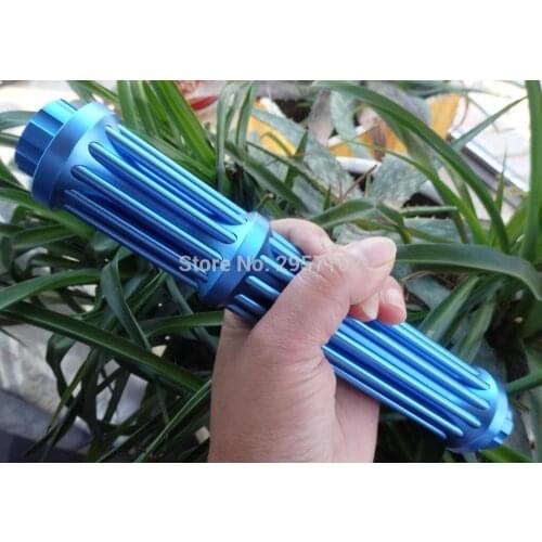 High Power Military Blue Laser Pointer 100w 100000m 450nm Flashlight Light Burning Match/Dry Wood/Black/Burn Cigarettes Hunting