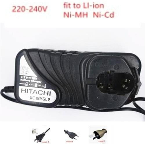 Charger UC18YGH for HITACHI 7.2V 12V 14.4V 18V EB1414 EB1814SL EB1820 EB20L EB1824L DN10DSA DS7DF DS9DVF3 WH9DM2 DN12DY WR12DM