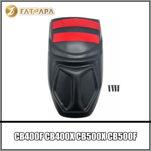 Motorcycle fenders lengthened for Honda CB400F CB400X CB500X CB500F black