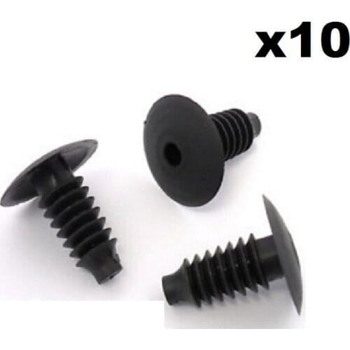 10x For SEAT Plastic Trim Clips- Bung Interior Door Boot Lining Roof Carpet Panels