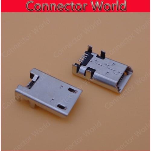 2pcs/lot micro mini usb jack socket connector dock plug For Asus FonePad K00F K004 T100T k019 Charging Port High Quality