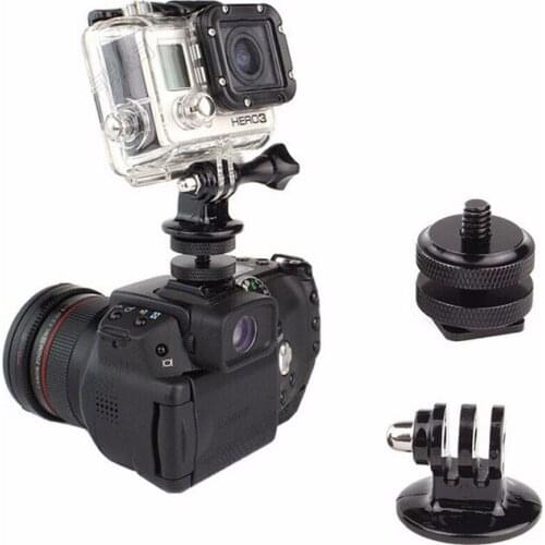 Flash Hot Shoe DSLR Hotshoe Mount Adapter For GoPro HERO SJCAM Xiaomi YI Camera