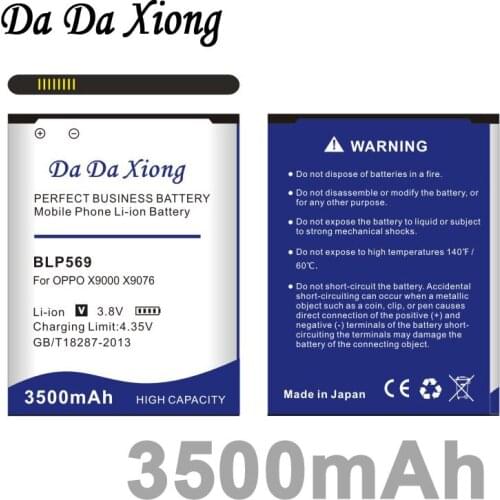 Da Da Xiong 3500mAh BLP569 Battery for OPPO Find 7 Find 7a X9000 X9006 LTE X9007 X9076 X9077