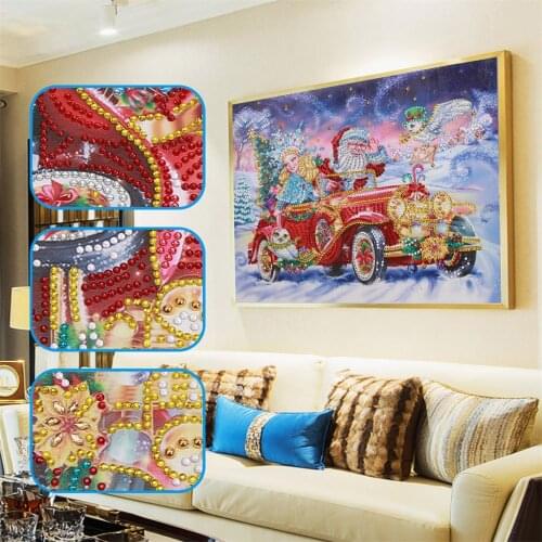 Full Special Shaped Partial Drill 5D DIY Diamond Painting "Christmas snowman" 3D Embroidery Cross Stitch Crystal 5D Home Decor