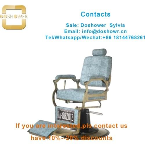 DS-T273 barber chair durable hair salon dressing chair recline with hydraulic barber chair base for vintage barber chair