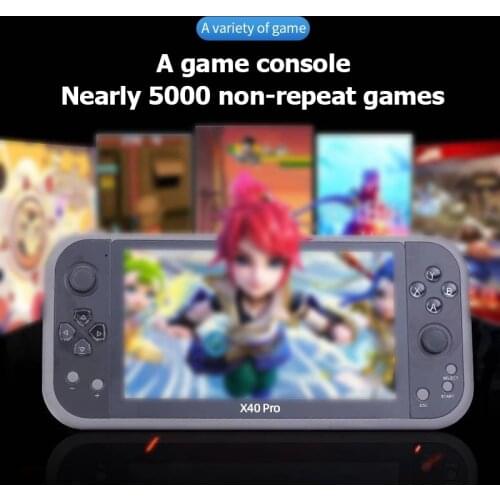 7.1inch LCD Double Rocker Portable Handheld Retro Game Console Video MP5 Player TF Card for GBA/NES 3000 Game X40 Video Game