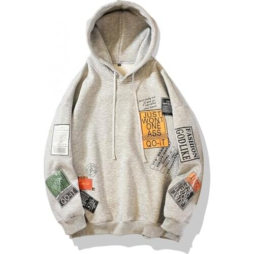 Men Women Autumn Winter Print Cotton O-Neck Hoodies Sweatshirt Men Casual Loose Fit Hoodies Sweatshirts Men Women A316 W91