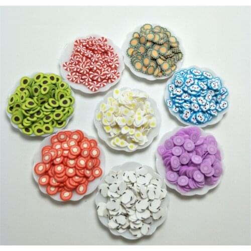 20g Soft Pottery Addition Soft Fruit Animal Slices For Slime Fluffy DIY Mobile Supplies Slime Accessories Kits For Children
