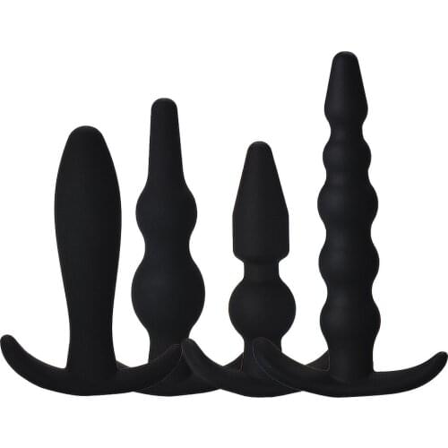 Soft Silicone Anal Beads Prostate Massager Adult Toys Anus Dildo Open Butt Plug Erotic Sex Toys for Men Women Adult Masturbator