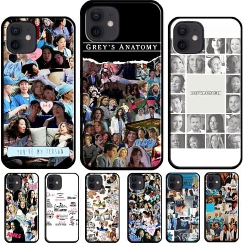 Greys Anatomy Collage Soft TPU Cover For iPhone XR X XS 11 12 Pro Max 12 Mini SE 2020 6S 7 8 Plus Phone Case