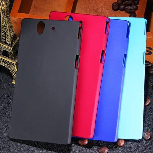 New Multi Colors Luxury Rubberized Matte Plastic Hard Case Cover For Sony Xperia Z L36h C6602 C6603 Cell Phone Cover Cases