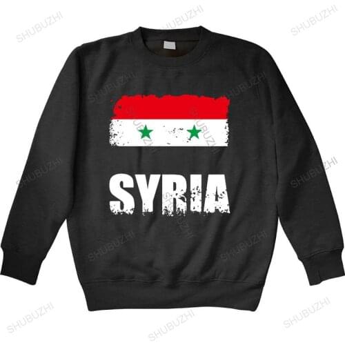 Autumn winter hoodies Men hoodies Women novelty sweatshirt Syria Flag Syrian Flag hoodies Man crew neck hoodie
