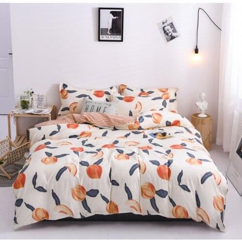 Bedding wool aloe cotton four-piece set student dormitory three-piece set