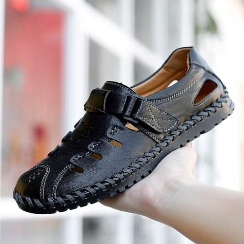 Sandale Ete Homme Sandalias Hombre Verano Rubber Sandals Men Summer Shoes Beach Sandal Sandalia Masculina Couro Outdoor For Man