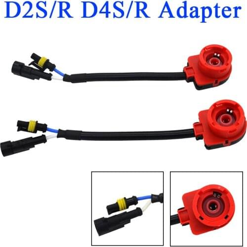 SKYJOYCE 2pcs KET Adapters To D2S D2R D2 Xenon Bulbs Converters For Aftermarket HID Conversion Kit Ballasts D2S D4S Adapter