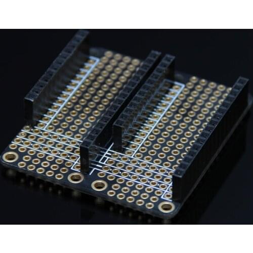 SPYDER Feather Wing Doubler IO Extended Plate Carbon Black Process Gold Deposition Top Work