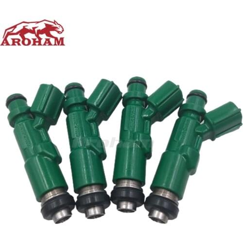 4 Pcs High Quality 23250-21020 Car Spare Parts flow test fuel nozzle 23209-21020 for Prius Vitz Yaris 4cyl 1.5L 1NZ-FE injector