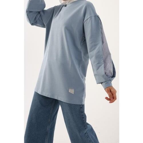 Sleeve Detailed Comfy Tunic