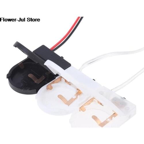 High-quality 5PCS CR2032 Button Coin Cell Battery Socket Holder Case Cover ON-OFF Switch
